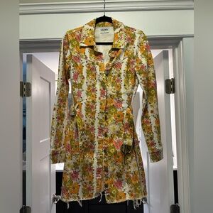 Show Me Your Mumu Durango Dress - Groovy Blooms Stripe